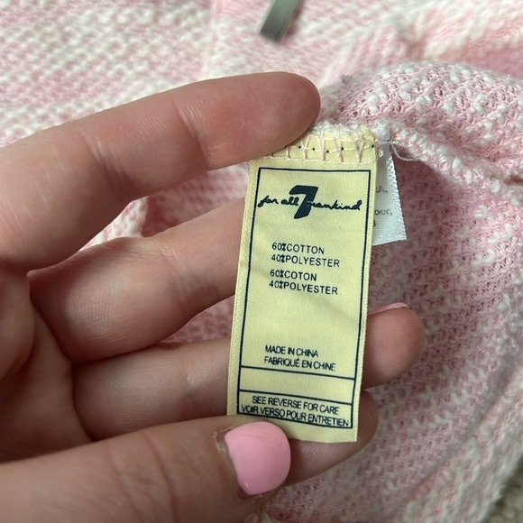 7 For All Mankind Girl Toddler Pink Sweater - Picture 7 of 8